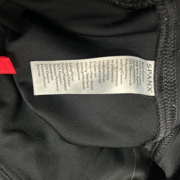 Spanx Women's Faux Leather Leggings Black Shaping Contour Waistband Size XS - Picture 11 of 16